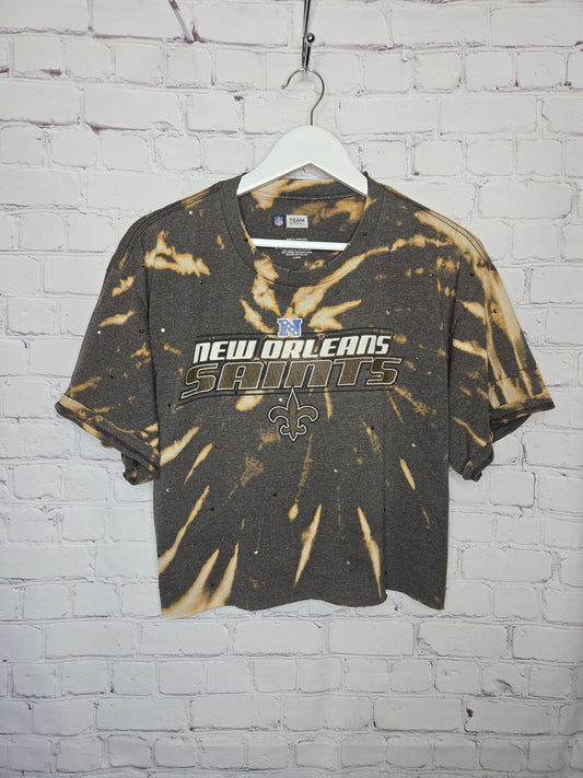 New Orleans Saints Crop Tee