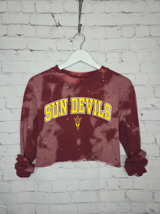 Arizona State Sun Devils Crop Sweatshirt