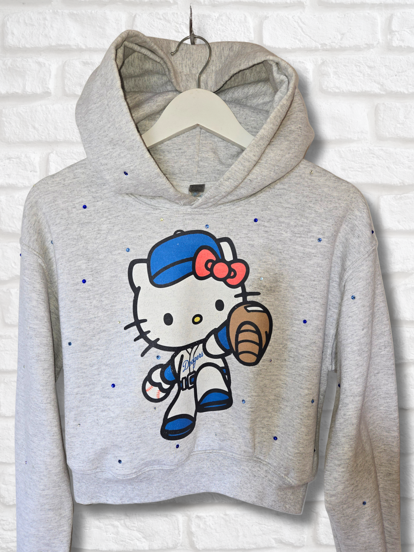 Dodgers HK Crop Hoodie