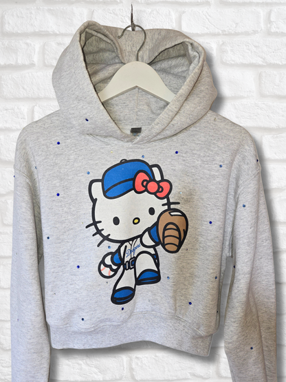 Dodgers HK Crop Hoodie