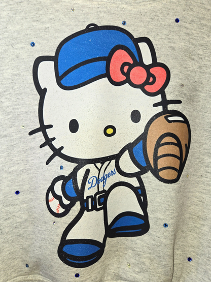 Dodgers HK Crop Hoodie