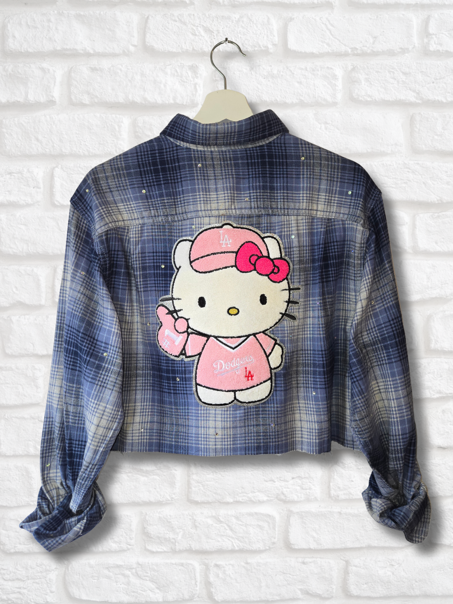 Dodgers HK Crop Flannel