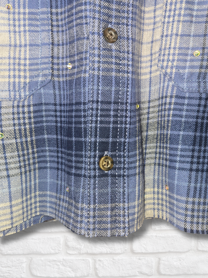 Dodgers HK Crop Flannel