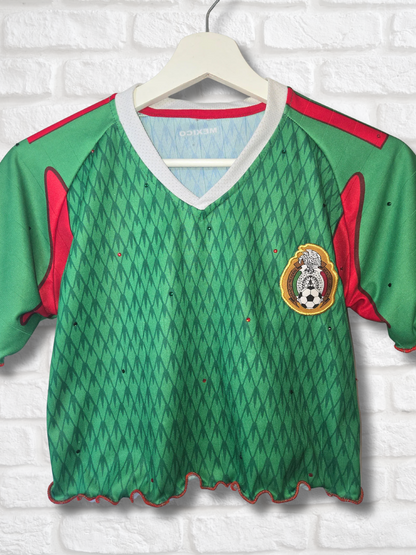Team Mexico Ruffle Crop Top -  XS/S