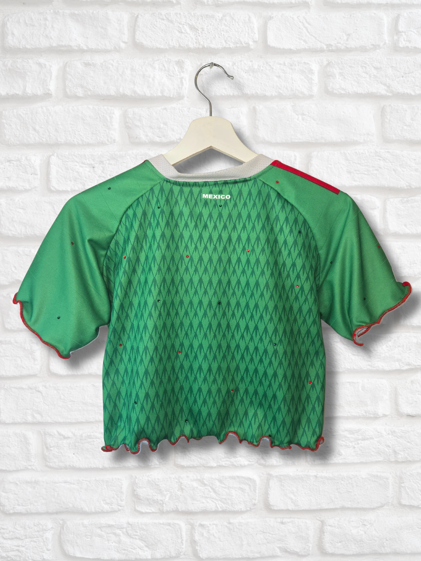 Team Mexico Ruffle Crop Top -  XS/S