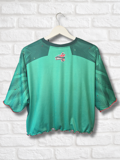 Team Mexico Ruffle Crop Top -  XL