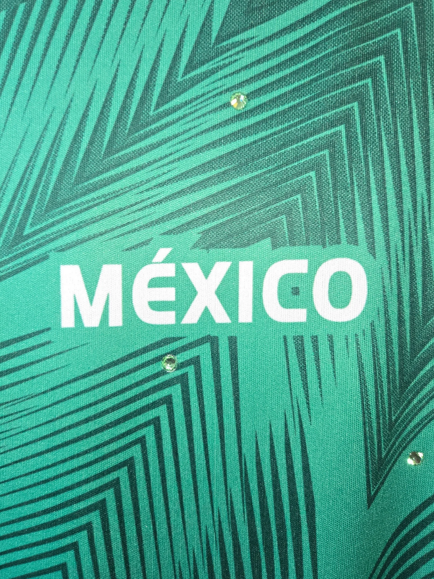 Team Mexico Ruffle Crop Top -  XL
