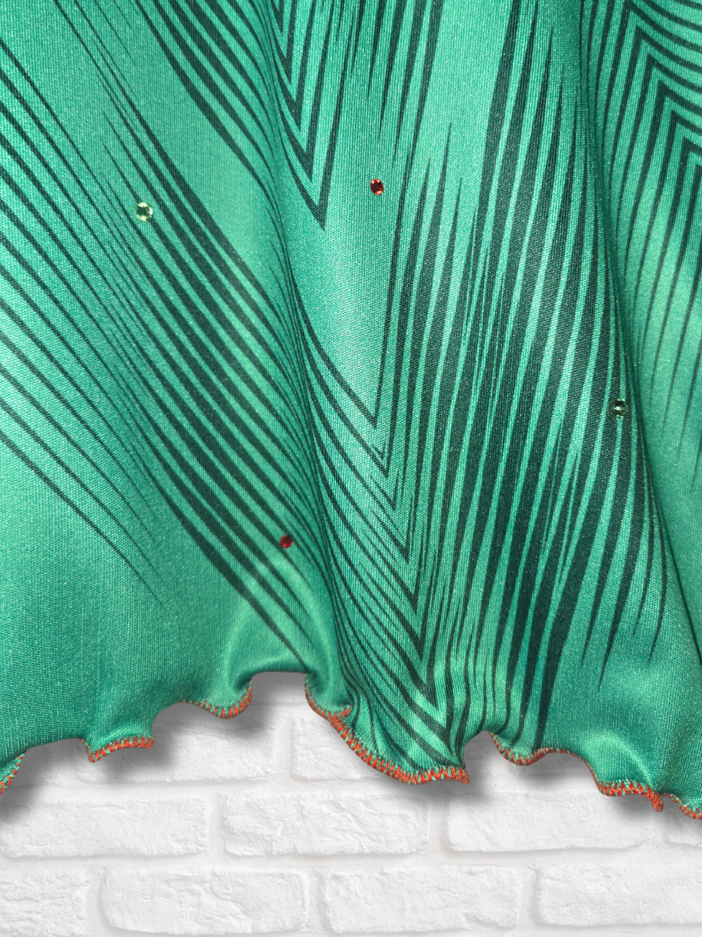 Team Mexico Ruffle Crop Top -  XL