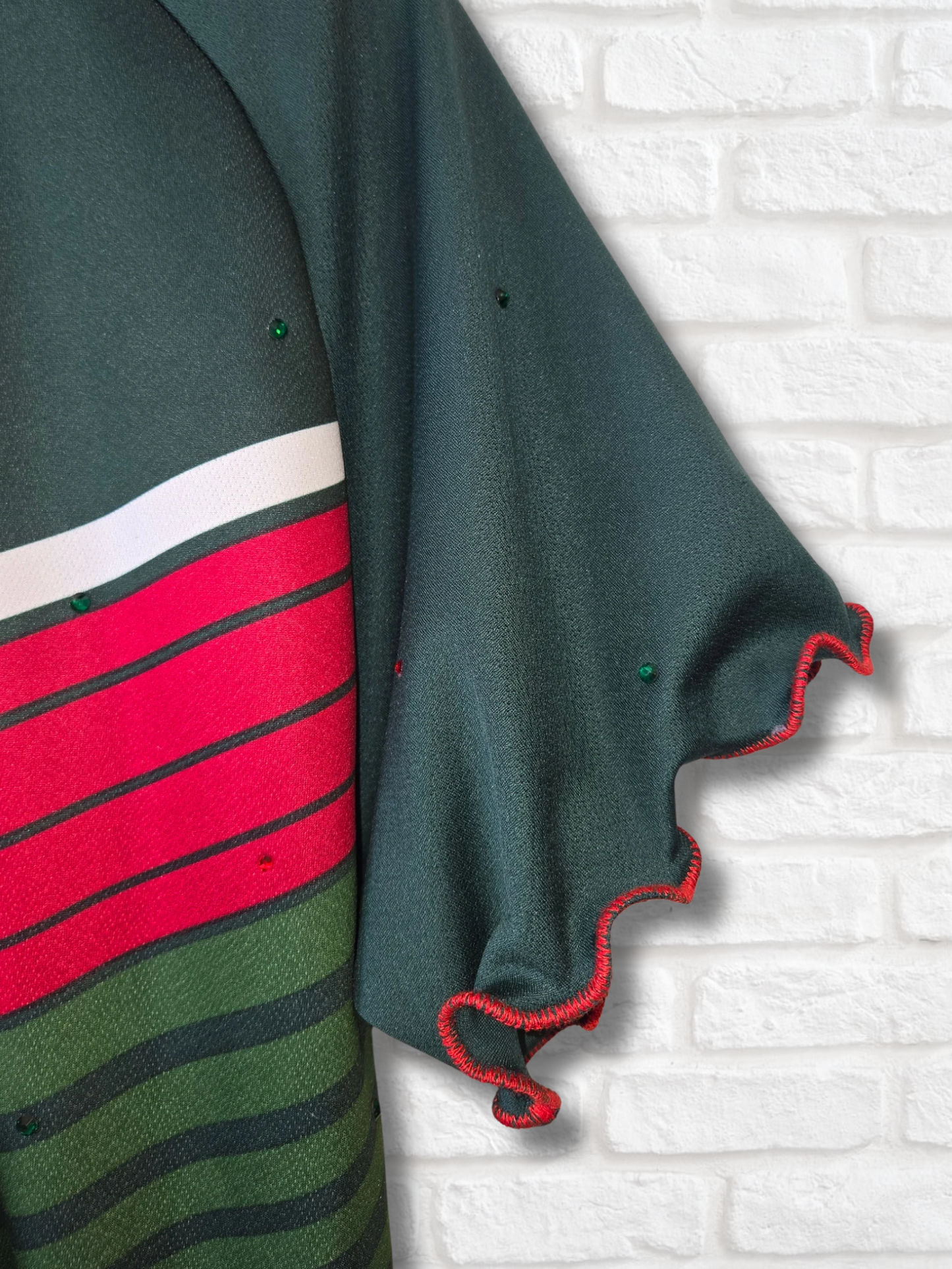 Team Mexico Ruffle Crop Top -  XL