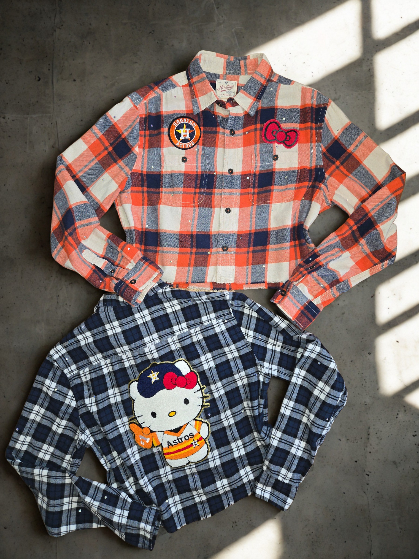 Astros HK Crop Flannel