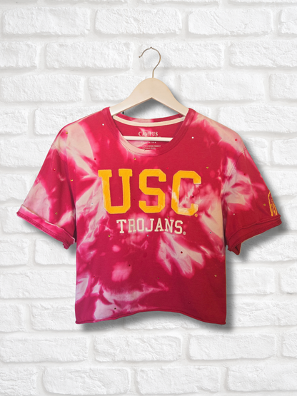 USC Trojans Crop Top- Large