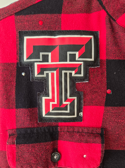 Texas Tech Red Raiders Crop Flannel