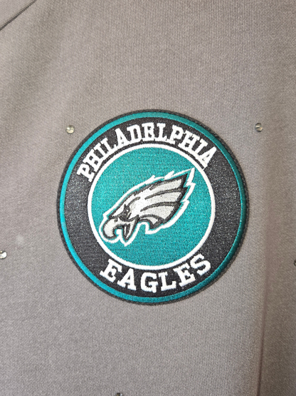 Philadelphia Eagles Crop Zip-Up Sweatshirt