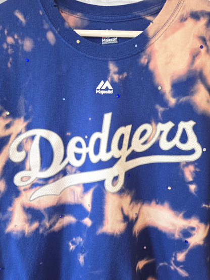 Los Angeles Dodgers Crop Top  - Large