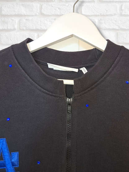 Dodgers HK Crop Zip-Up Sweatshirt