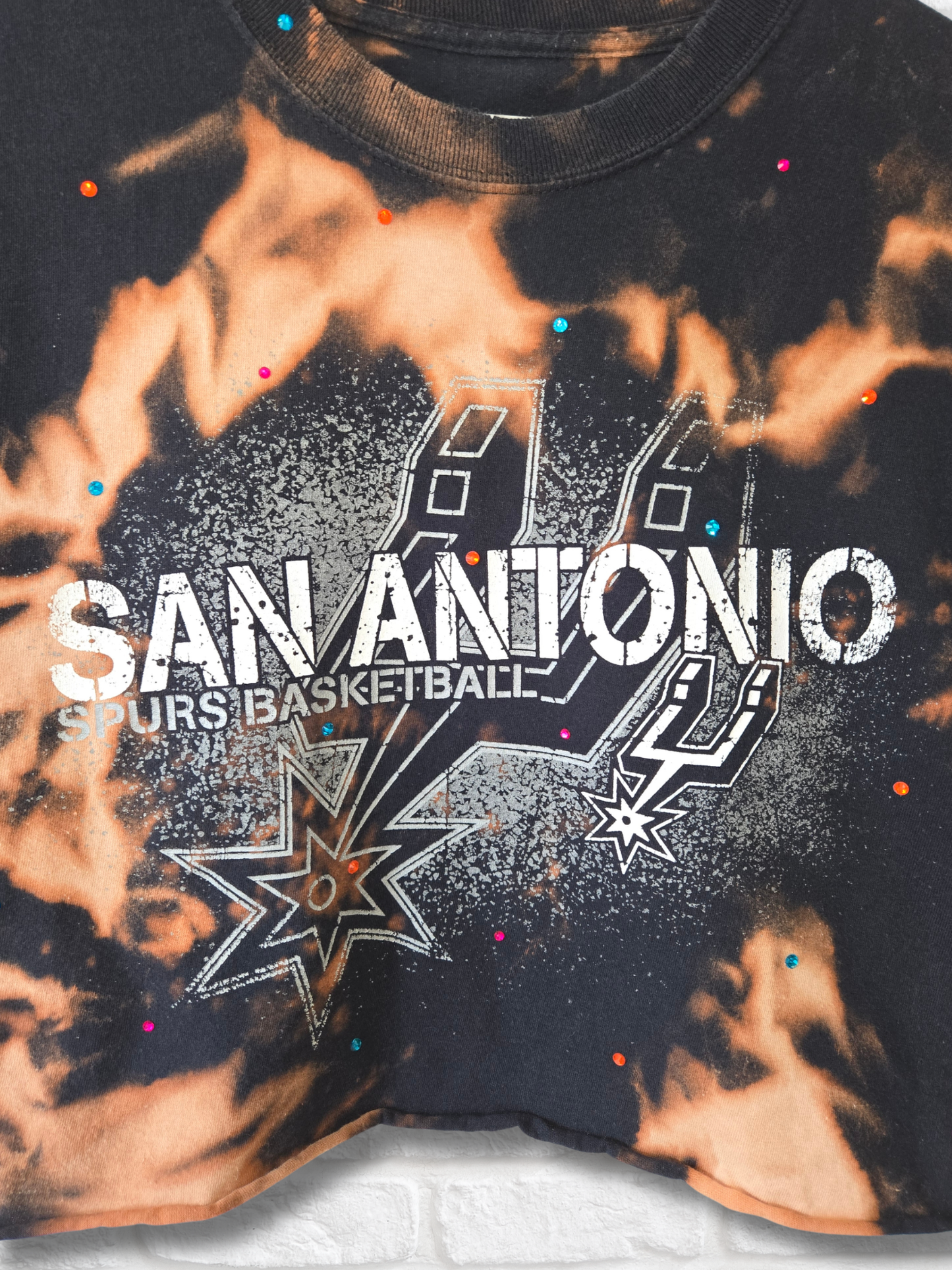 San Antonio Spurs Crop Top- Small