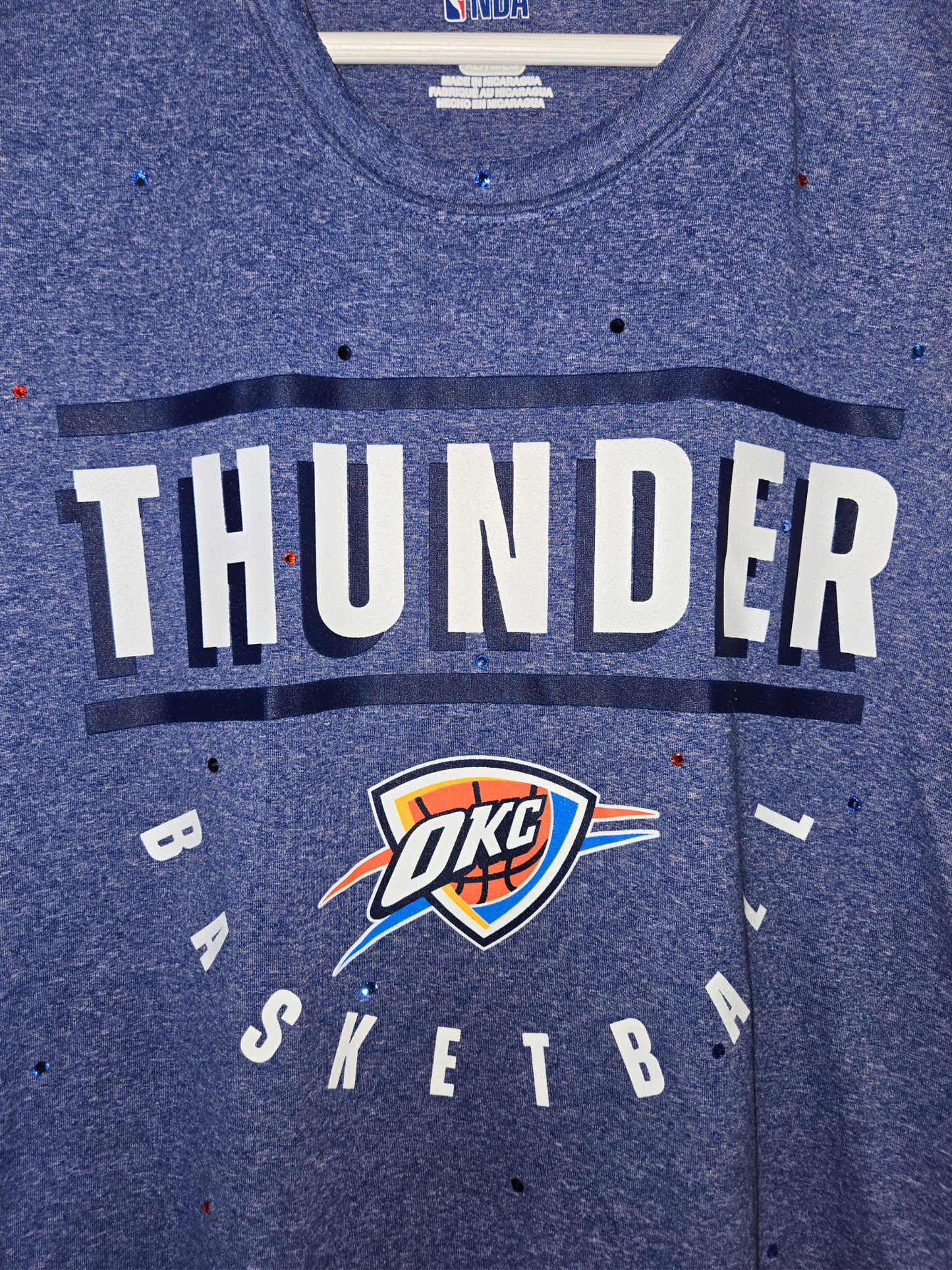 OKC Thunder Crop Top-XL