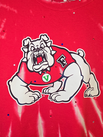 Fresno State Bulldogs Crop Top- Large