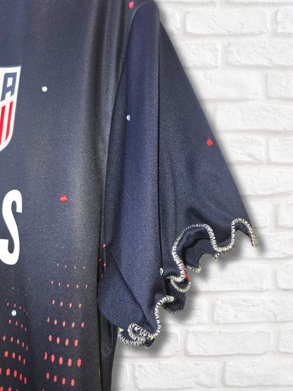 Team USA Ruffle Crop Top- Medium
