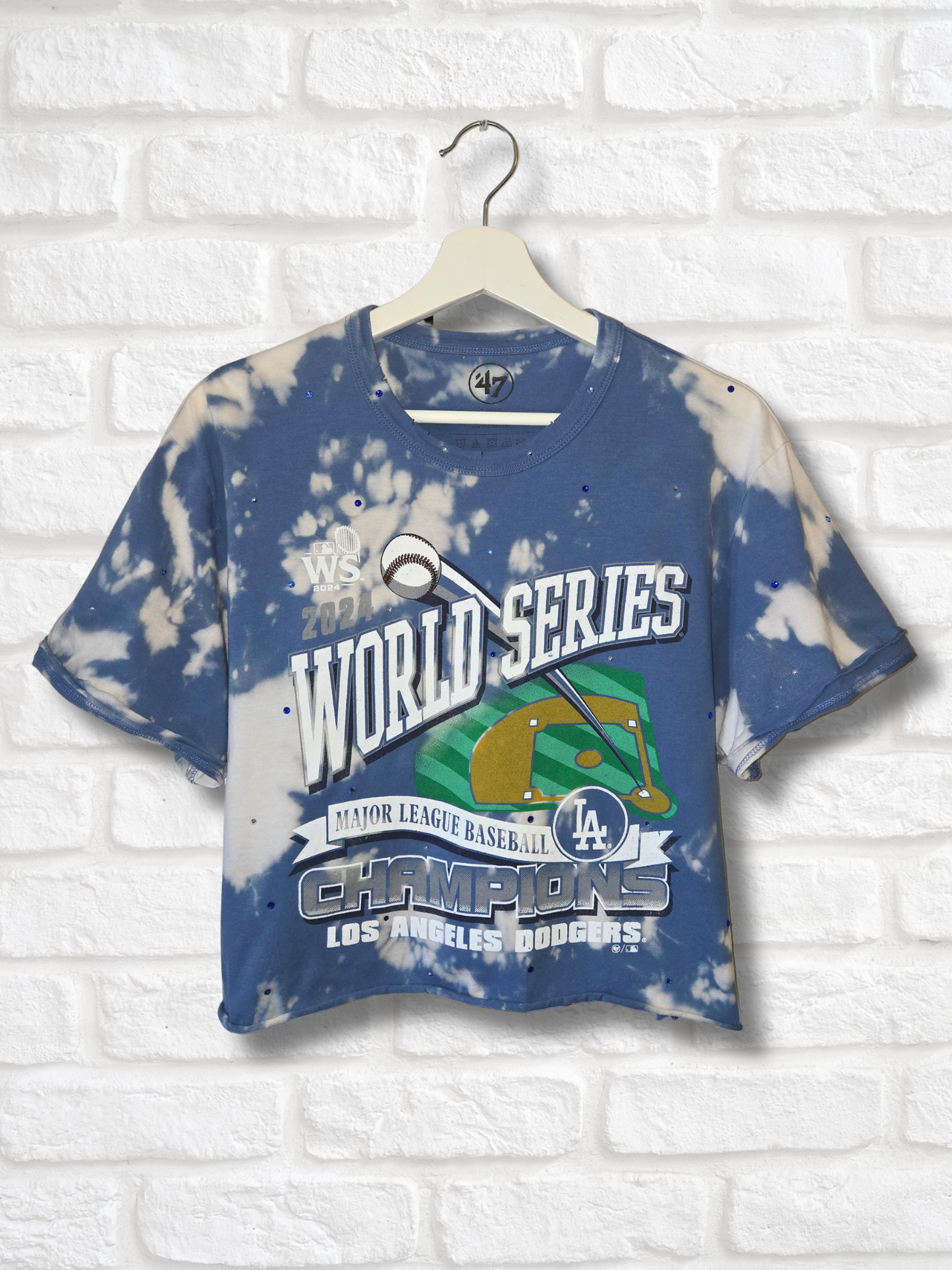 Los Angeles Dodgers Crop Top  - Large