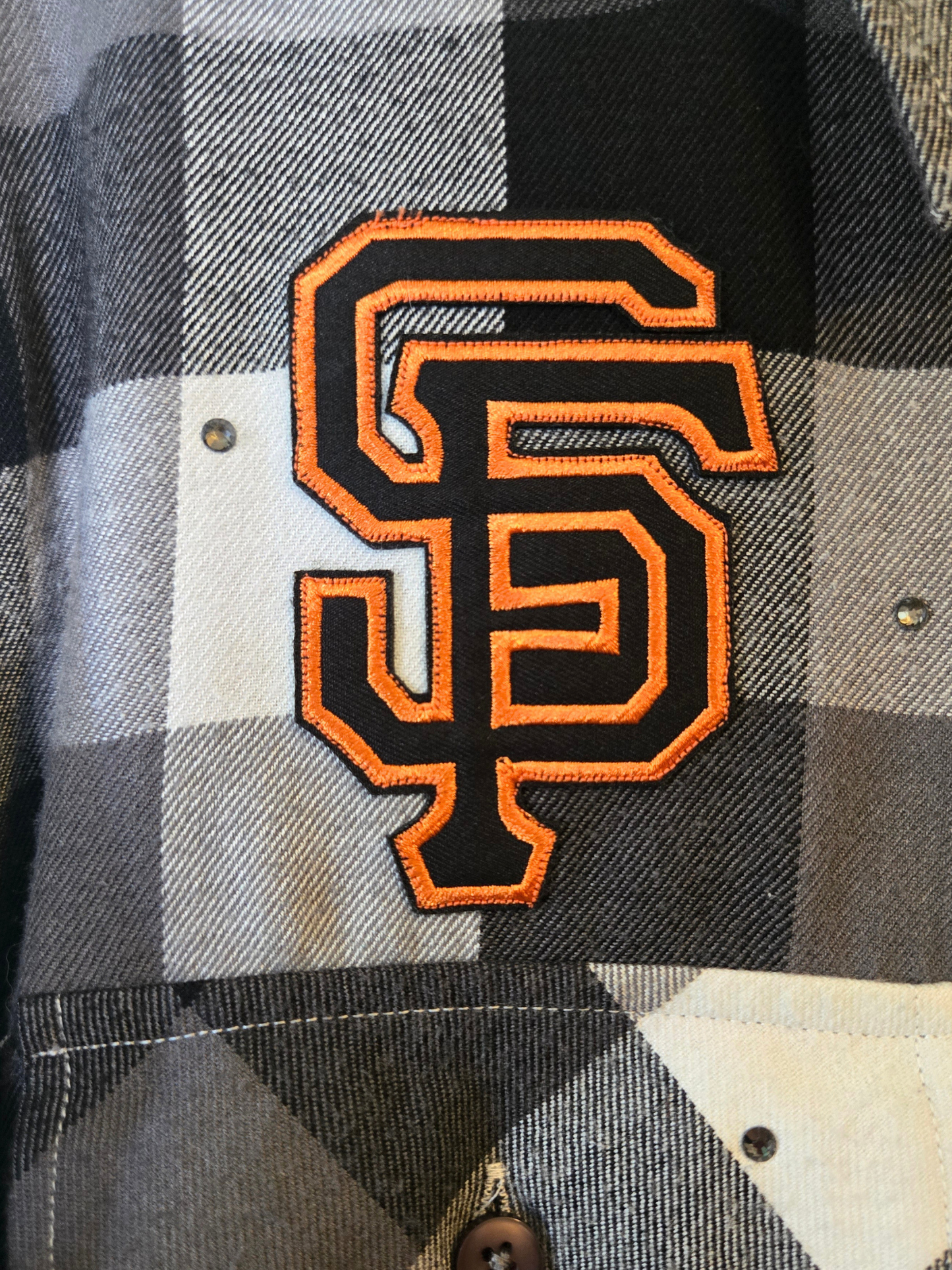 Giants HK Crop Flannel