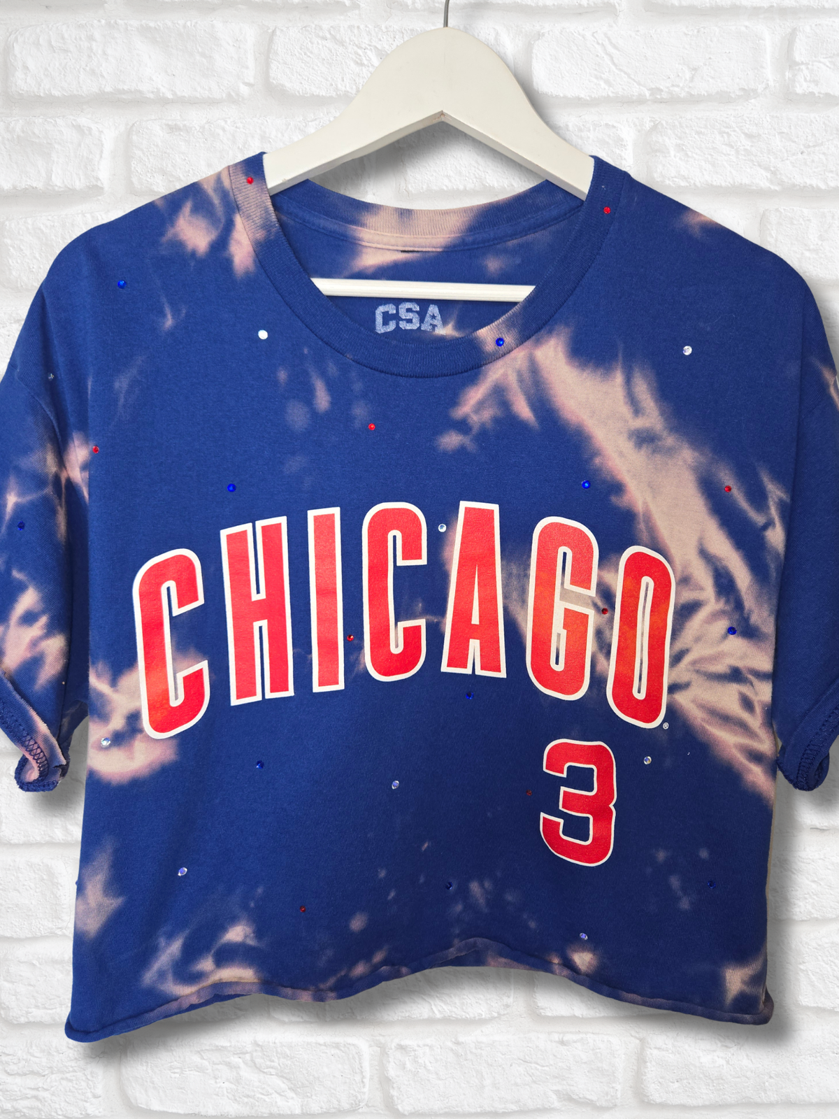 Chicago Cubs Crop Top- Large