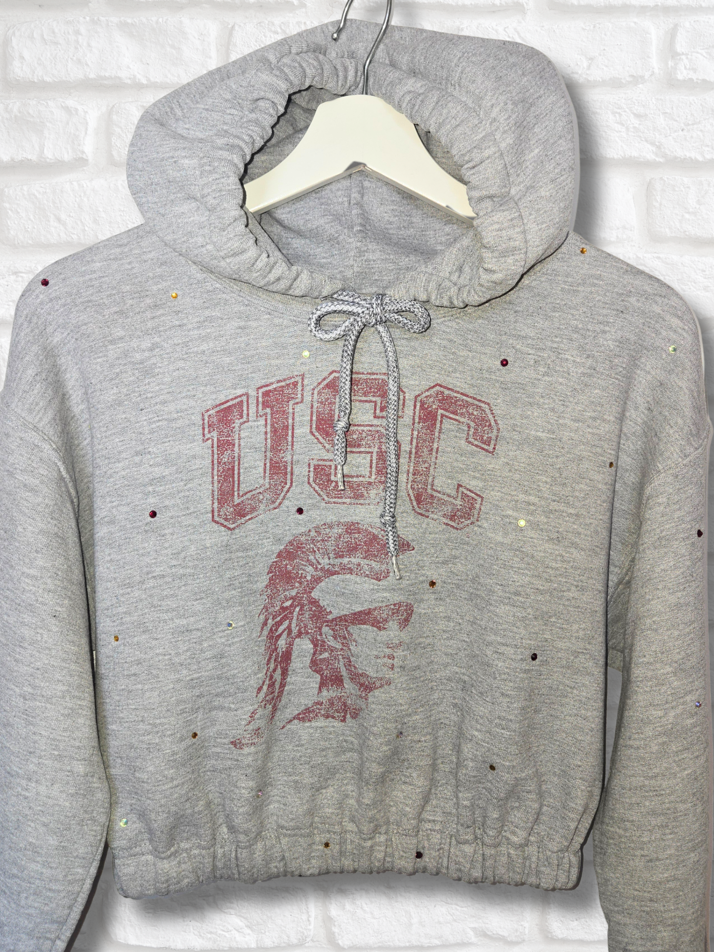 USC Trojans Crop Hoodie- Small