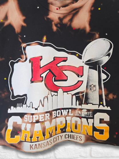 Kansas City Chiefs Crop Top- Medium