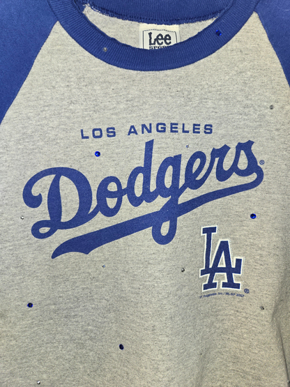 Los Angeles Dodgers Crop Top  -Small