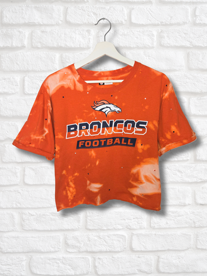 Denver Broncos Crop Top- Large