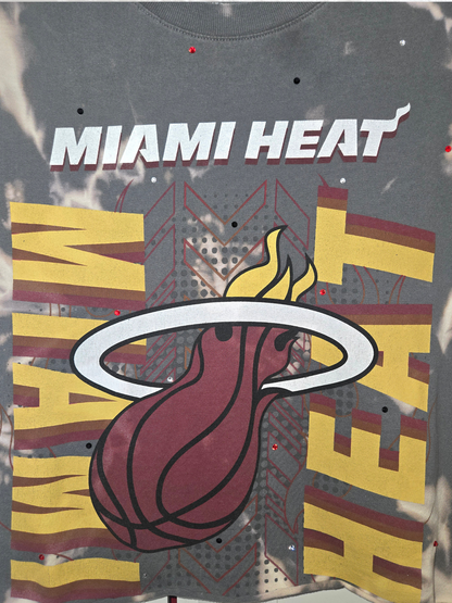 Miami Heat Crop Top- XL