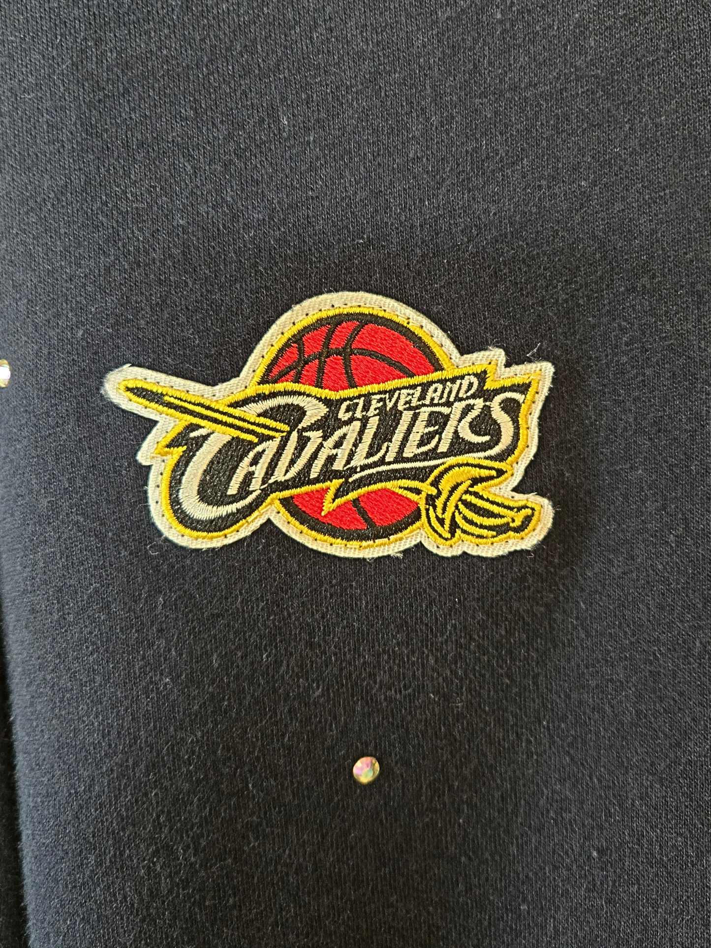 Cleveland Cavaliers Crop Zip-Up Sweatshirt - Small