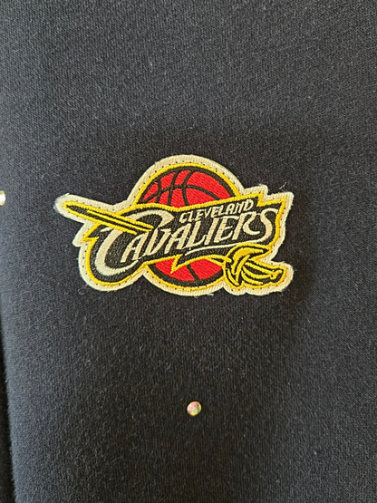 Cleveland Cavaliers Crop Zip-Up Sweatshirt - Small