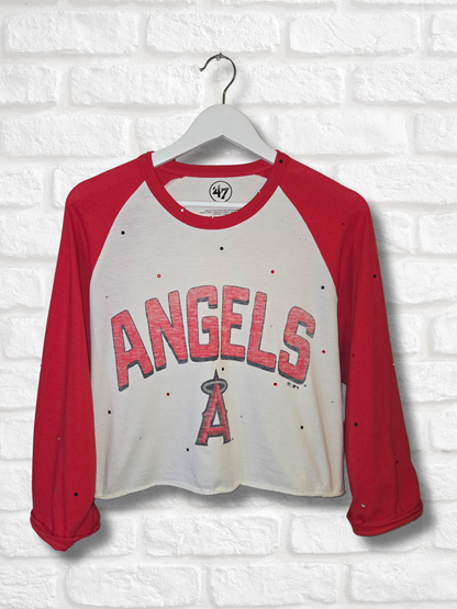 Los Angeles Angels Crop Top- Large
