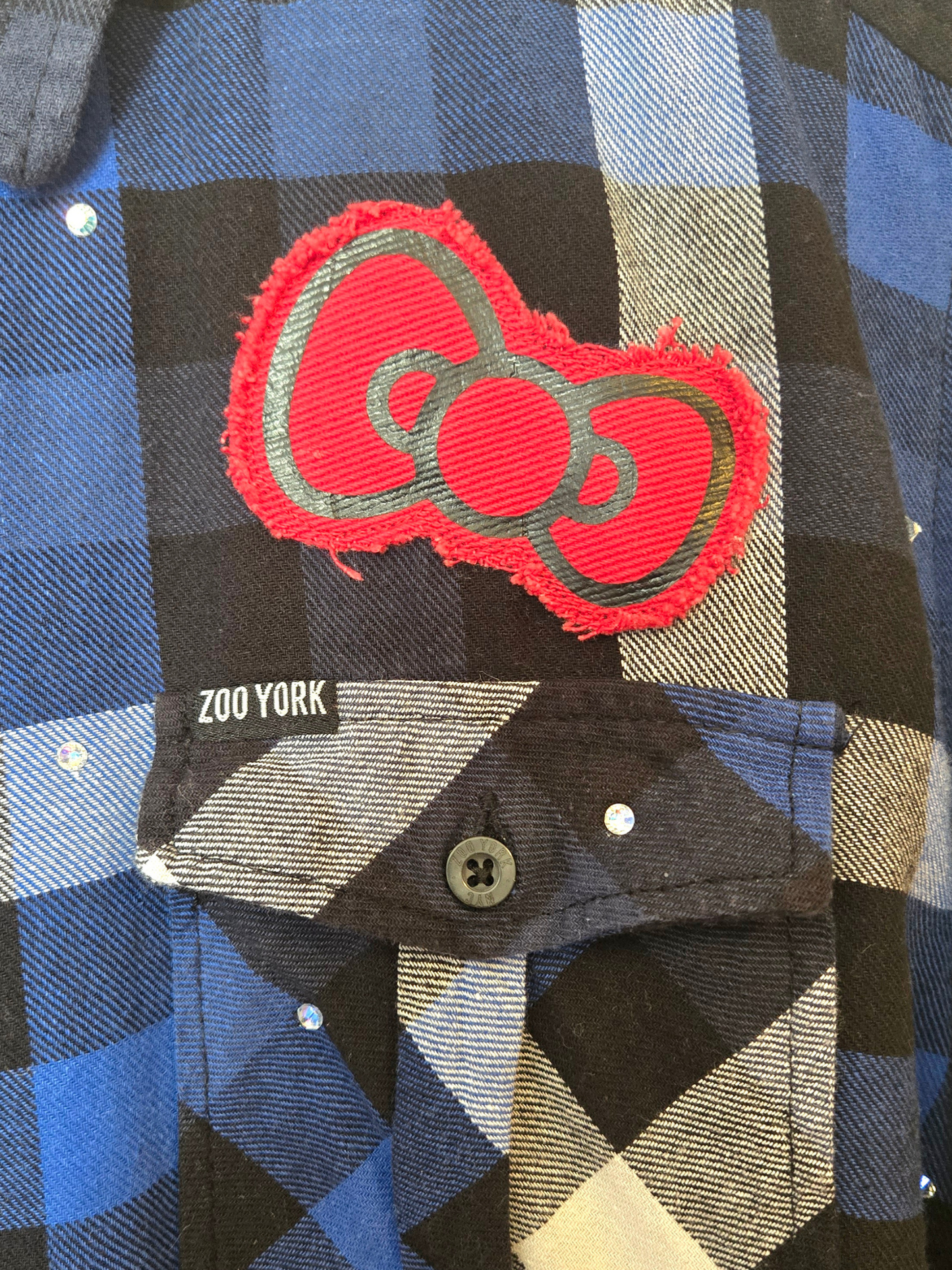 Los Angeles Dodgers HK Crop Flannel