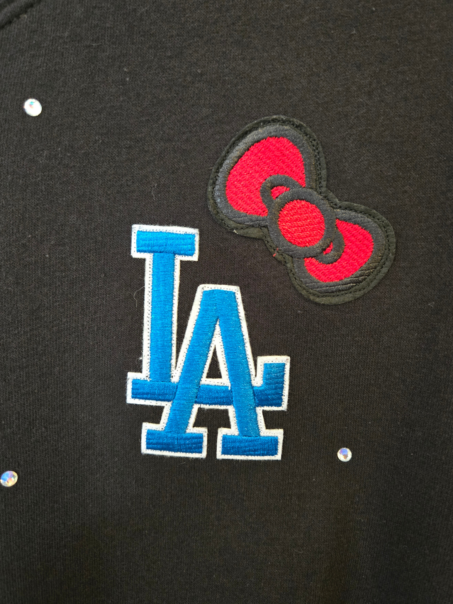 Dodgers HK Crop Zip-Up Sweatshirt