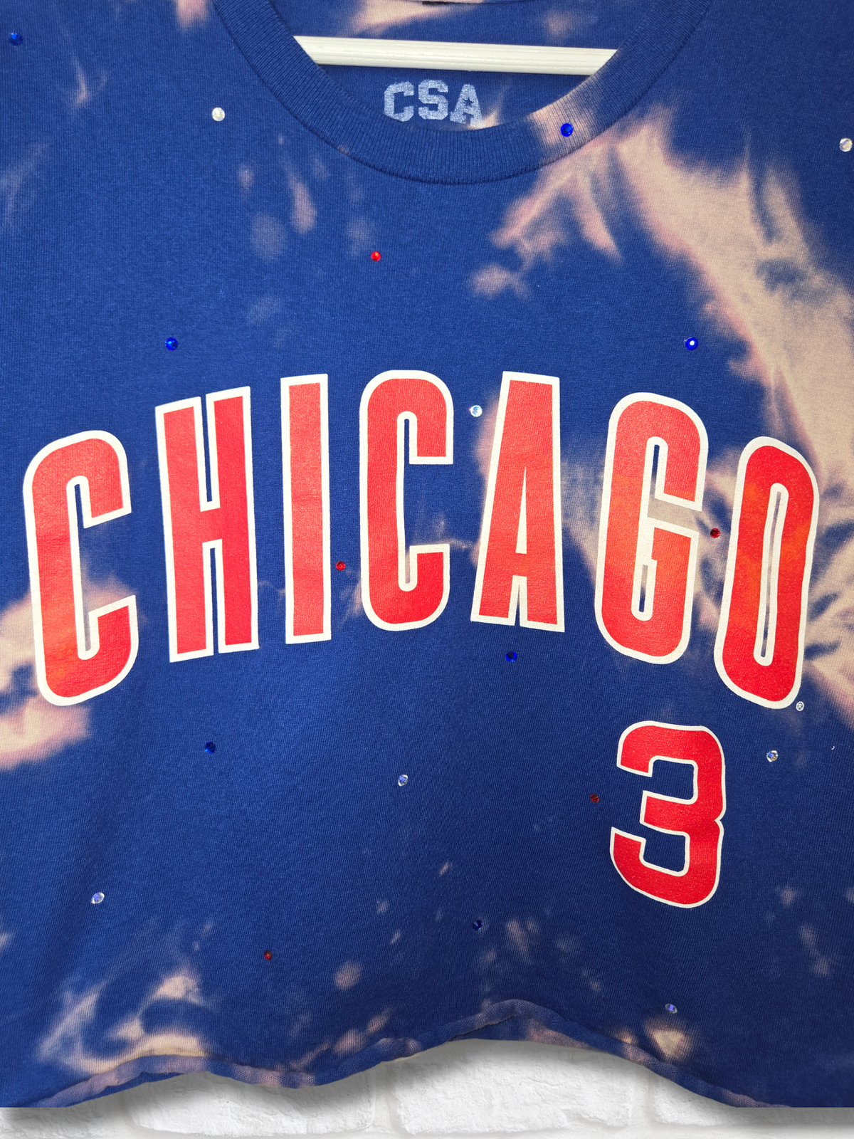 Chicago Cubs Crop Top- Large