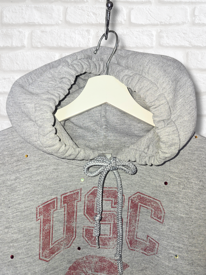 USC Trojans Crop Hoodie- Small