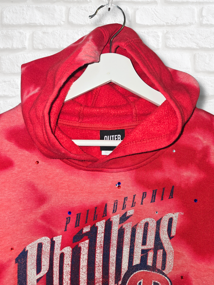 Philadelphia Phillies Crop Hoodie - Small