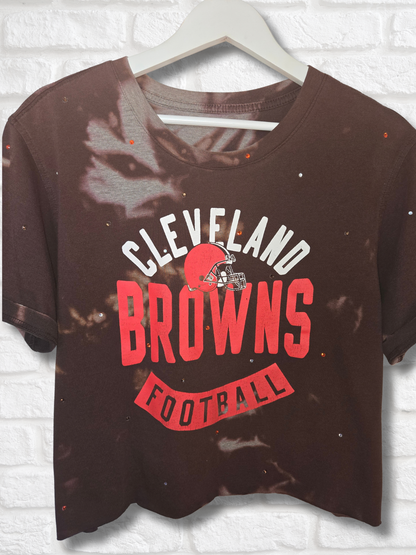 Cleveland Browns Crop Top- Large