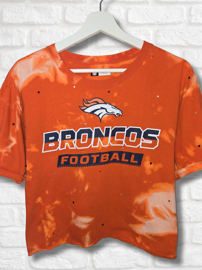 Denver Broncos Crop Top- Large