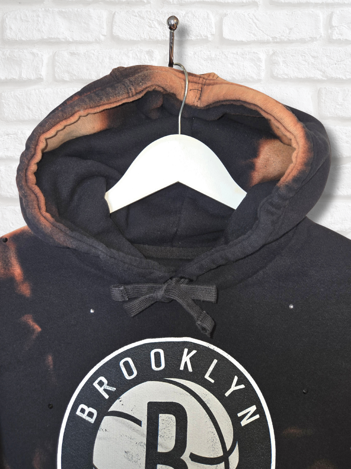 Brooklyn Nets Crop Hoodie- Medium