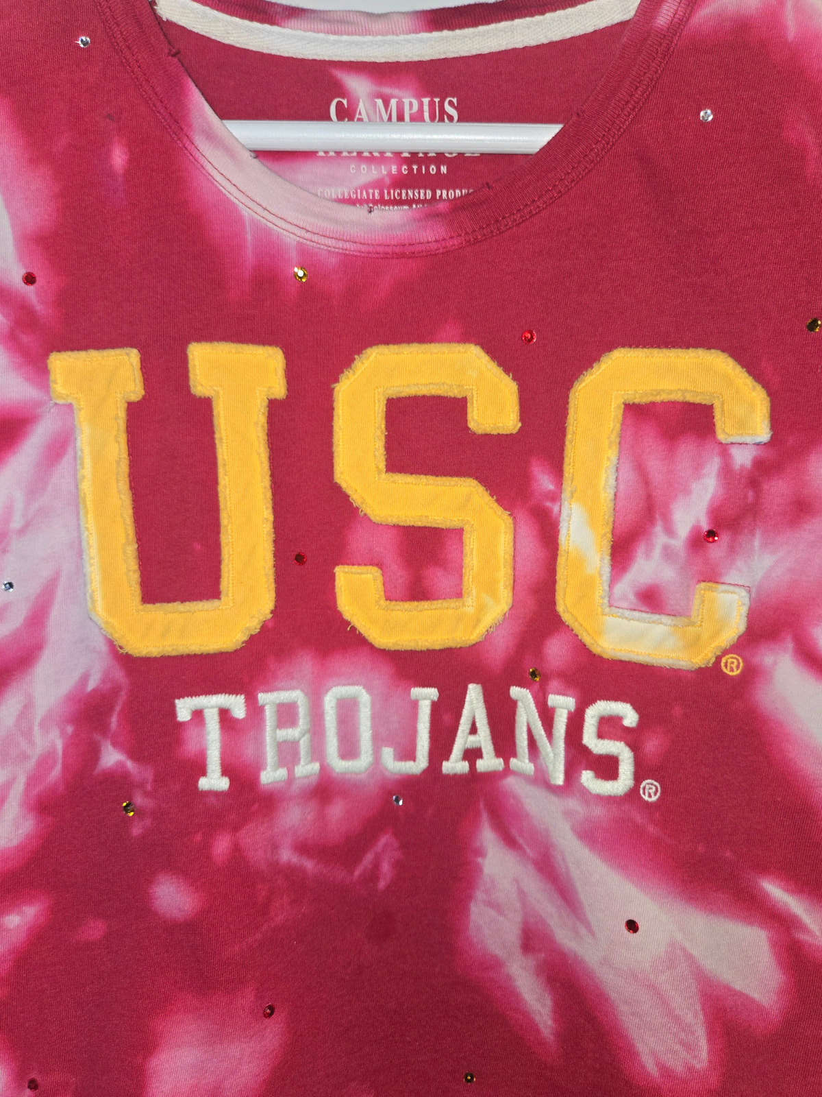 USC Trojans Crop Top- Large