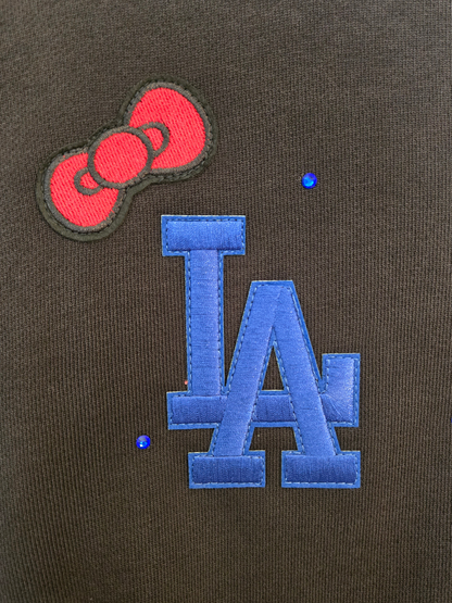 Dodgers HK Crop Zip-Up Sweatshirt