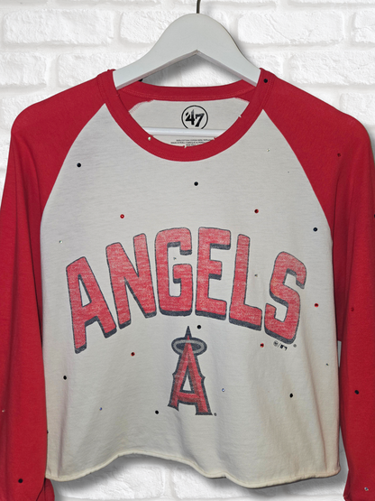 Los Angeles Angels Crop Top- Large