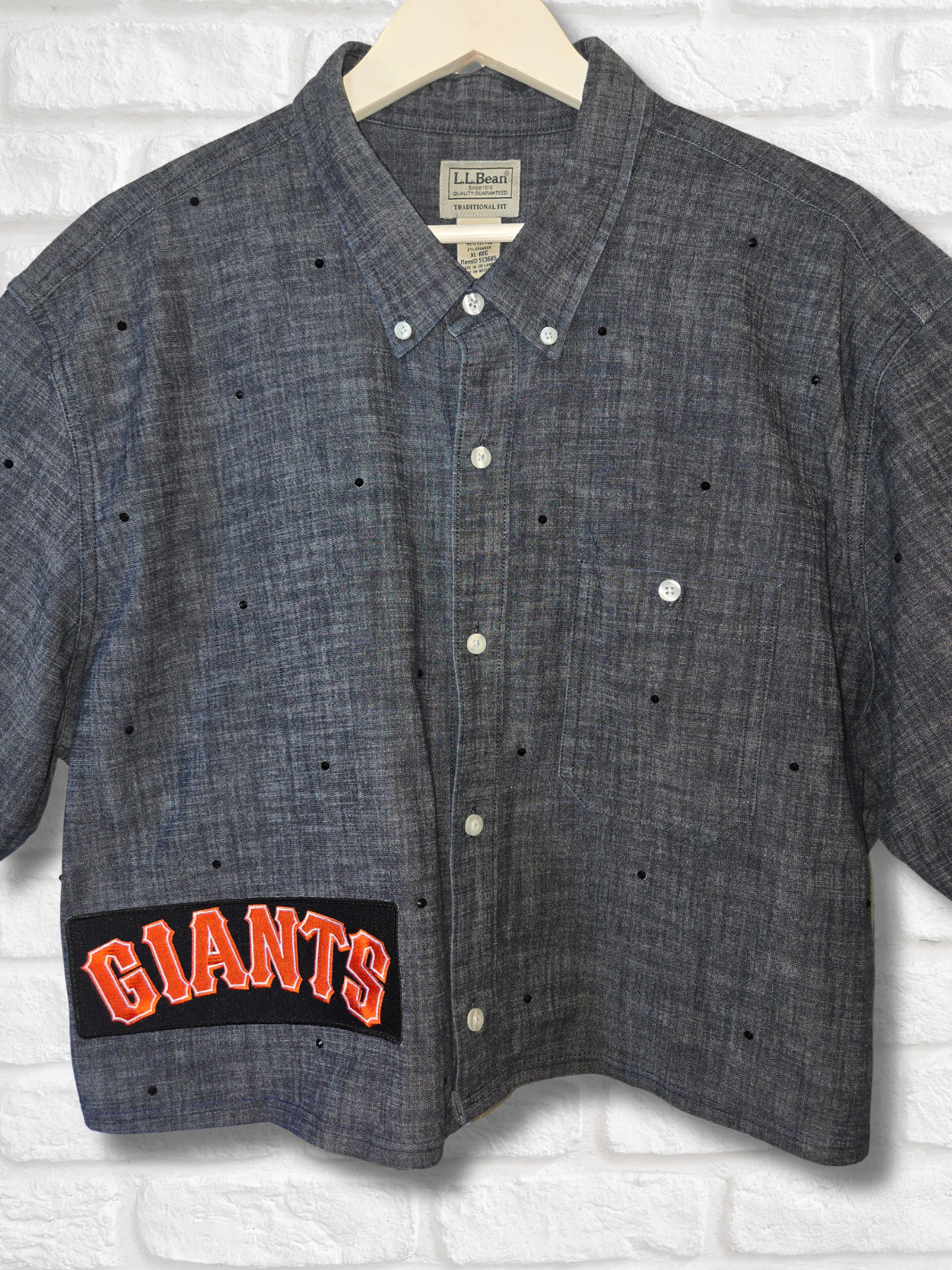 San Francisco Giants Crop Button-up - XL