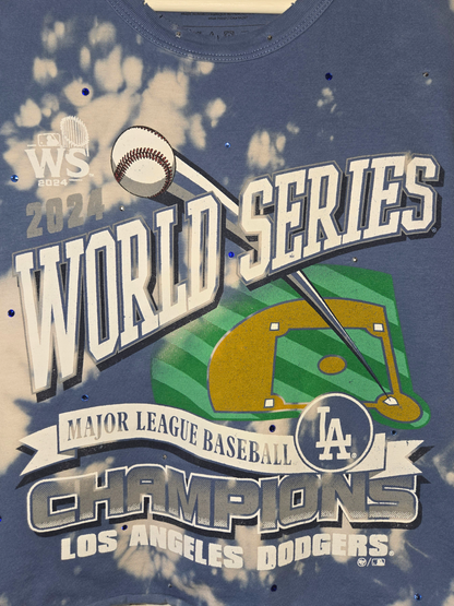 Los Angeles Dodgers Crop Top  - Large