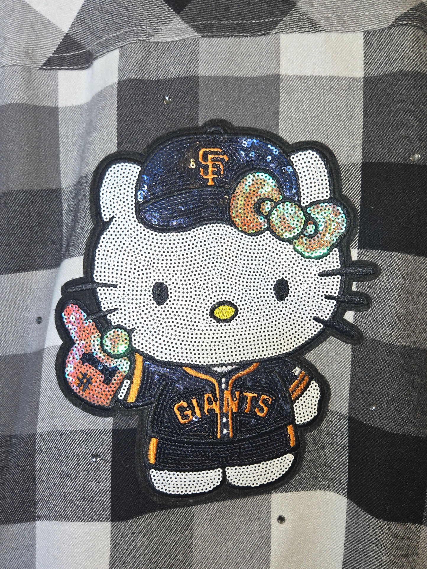 Giants HK Crop Flannel