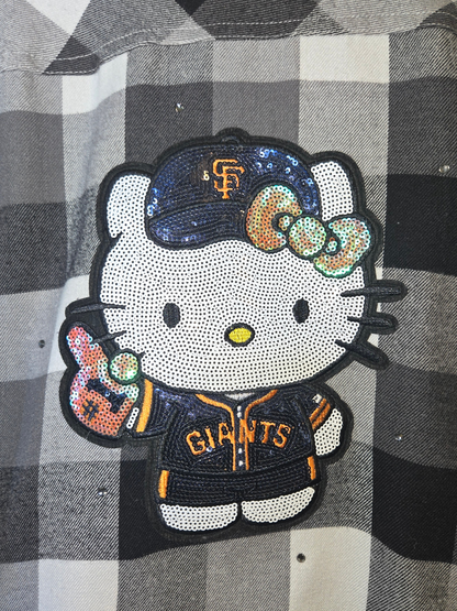 Giants HK Crop Flannel