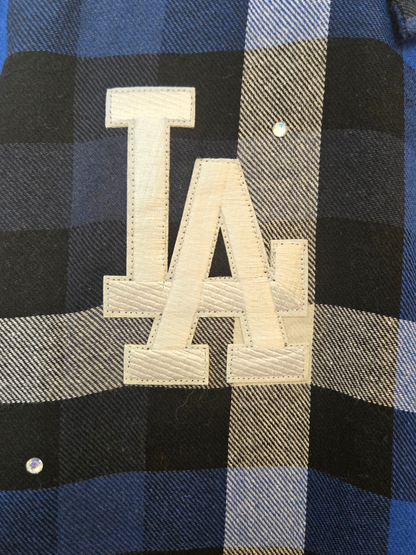 Los Angeles Dodgers HK Crop Flannel